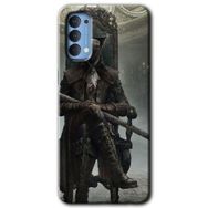 Oppo Reno 4 Bloodborne Hunters Baskılı Uyumlu Silikon Kılıf