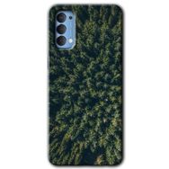 Oppo Reno 4 Çam Ağacı Ormanı Baskılı Uyumlu Silikon Kılıf