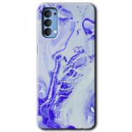 Oppo Reno 4 Cranny Liquid Wall Baskılı Uyumlu Silikon Kılıf