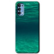 Oppo Reno 4 Derin Deniz Baskılı Uyumlu Silikon Kılıf