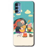 Oppo Reno 4 Kış Pikniği Baskılı Uyumlu Silikon Kılıf