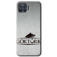 Oppo Reno 4 Lite Göktürk Baskılı Uyumlu Silikon Kılıf