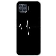 Oppo Reno 4 Lite Heart Rytm Baskılı Uyumlu Silikon Kılıf