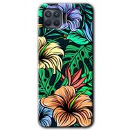 Oppo Reno 4 Lite Hibiscus Flowers Baskılı Uyumlu Silikon Kılıf