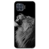 Oppo Reno 4 Lite Lion Baskılı Uyumlu Silikon Kılıf