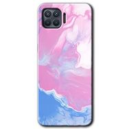 Oppo Reno 4 Lite Liquid Lekeler Art Baskılı Uyumlu Silikon Kılıf
