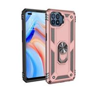 Oppo Reno 4 Lite Sofya Yüzüklü Silikon Kapak Rose Kılıf