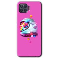 Oppo Reno 4 Lite Uzay Başlığı Baskılı Uyumlu Silikon Kılıf