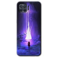 Oppo Reno 4 Lite Wanderer Silhouette Baskılı Uyumlu Silikon Kılıf