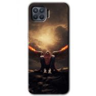 Oppo Reno 4 Lite Wings of Power Baskılı Uyumlu Silikon Kılıf