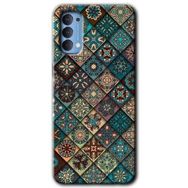 Oppo Reno 4 Mat Mandala Baskılı Uyumlu Silikon Kılıf