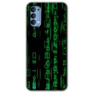 Oppo Reno 4 Matrix Baskılı Uyumlu Silikon Kılıf