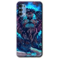 Oppo Reno 4 Neon Aslan Baskılı Uyumlu Silikon Kılıf