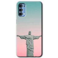 Oppo Reno 4 Rio Baskılı Uyumlu Silikon Kılıf
