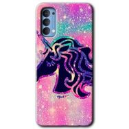 Oppo Reno 4 Unicorn Kristal Baskılı Uyumlu Silikon Kılıf