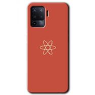 Oppo Reno 5 Lite Atom Baskılı Uyumlu Silikon Kılıf