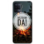 Oppo Reno 5 Lite Bezdum Da Baskılı Uyumlu Silikon Kılıf