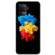 Oppo Reno 5 Lite Black 1 Baskılı Uyumlu Silikon Kılıf