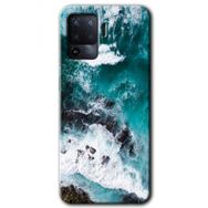 Oppo Reno 5 Lite Deniz Kıyısı Baskılı Uyumlu Silikon Kılıf