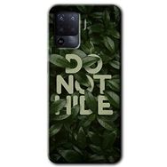 Oppo Reno 5 Lite Do Not Hide Baskılı Uyumlu Silikon Kılıf