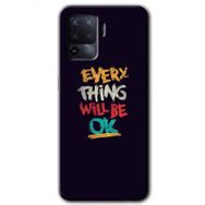 Oppo Reno 5 Lite Everything Baskılı Uyumlu Silikon Kılıf