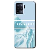 Oppo Reno 5 Lite Fearless Baskılı Uyumlu Silikon Kılıf