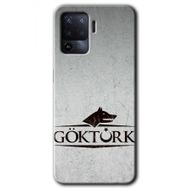 Oppo Reno 5 Lite Göktürk Baskılı Uyumlu Silikon Kılıf