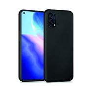 Oppo Reno 5 Siyah Uyumlu Silikon Kılıf