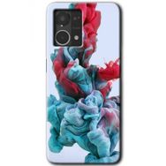 Oppo Reno 7 4G Renkli Karışım Baskılı Uyumlu Silikon Kılıf
