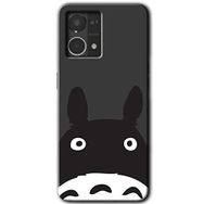 Oppo Reno 7 4G Şaşkın Eşek Baskılı Uyumlu Silikon Kılıf