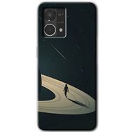 Oppo Reno 7 4G Space Planet Baskılı Uyumlu Silikon Kılıf