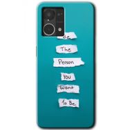 Oppo Reno 7 4G Want You Baskılı Uyumlu Silikon Kılıf