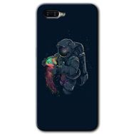 Oppo RX17 Neo Astronot Kıyafeti Baskılı Uyumlu Silikon Kılıf