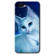 Oppo RX17 Neo Cat Glance Baskılı Uyumlu Silikon Kılıf