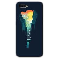 Oppo RX17 Neo City Bird Sky Baskılı Uyumlu Silikon Kılıf