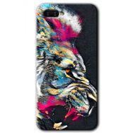 Oppo RX17 Neo Colorfull Aslan Baskılı Uyumlu Silikon Kılıf