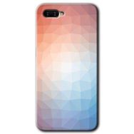 Oppo RX17 Neo Polygon Graident 3 Baskılı Uyumlu Silikon Kılıf
