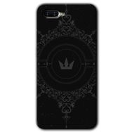 Oppo RX17 Neo Siyah Mandala 1 Baskılı Uyumlu Silikon Kılıf
