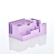Ops KLM 301 Mor Masaüstü Organizer Bantlıklı Pastel Kalemlik