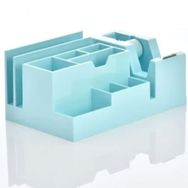Ops Klm 304 Pastel Mavi Bant Makinalı Masaüstü Organizer Kalemlik