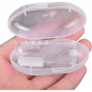 Optapro Silikon Bebek Damak Diş Kaşıyıcı Çocuk Parmak Diş Fırçası