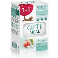 Optimeal Sos İçinde Parça Tavuk Etli 4x85 gr Yavru Kedi Konservesi
