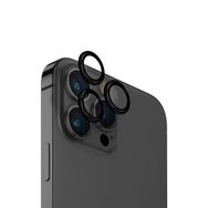 Optix Lens Koruyucu iPhone 15 Pro Max ile Uyumlu (Siyah)