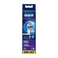 Oral-B 3D White 3 Boyutlu Beyazlık Şarjlı 4'lü Diş Fırçası Yedek Başlığı
