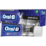 Oral-B 75 ml Pro 3D White Kömür Özlü Diş Macunu