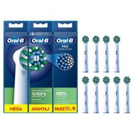 Oral-B Cross Action 9'lu Yedek Diş Fırçası Başlık