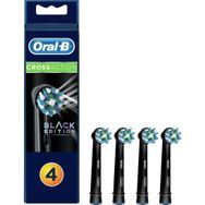 Oral-B Cross Action Black Edition Siyah 4'lü Diş Fırçası Yedek Başlık