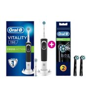 Oral-B Cross Action Diş Fırçası İçin Siyah 2'li Yedek Başlık