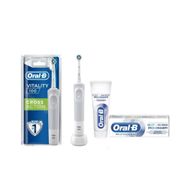 Oral-B Cross Action Şarjlı Diş Fırçası+diş Macunu Pro Onrm Hassas ORL-B-DS-FRCS-C-2