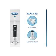 Oral-B D100 Şarjlı Cross Action Siyah Diş Fırçası + Pro Onarım 50 ml Diş Macunu